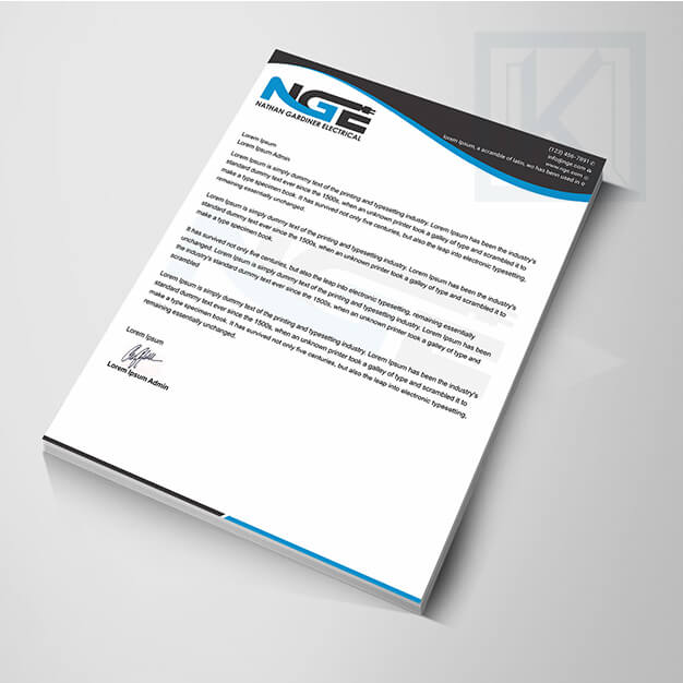 thiết kế letterhead